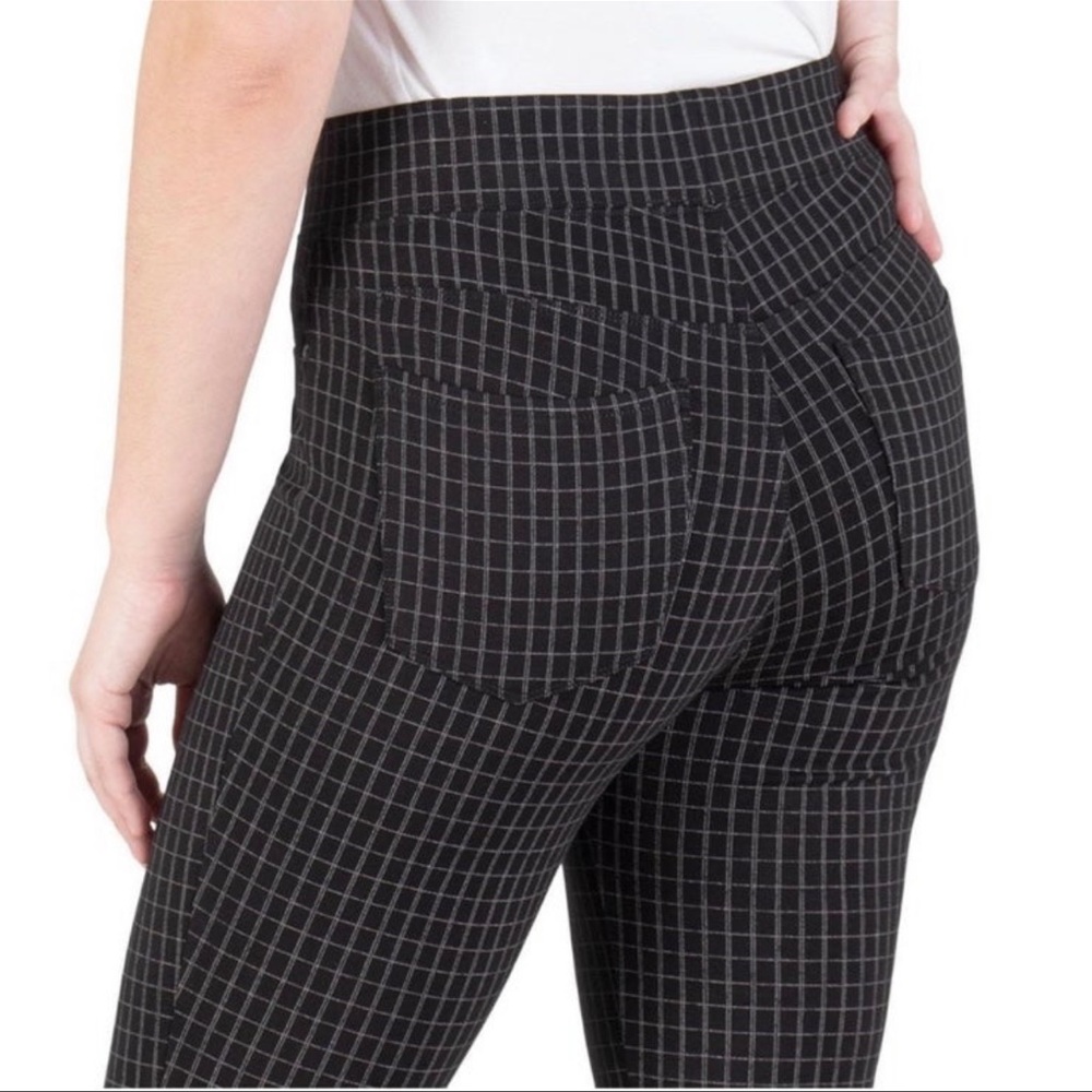 Seven7 Pull On Checkered Pants